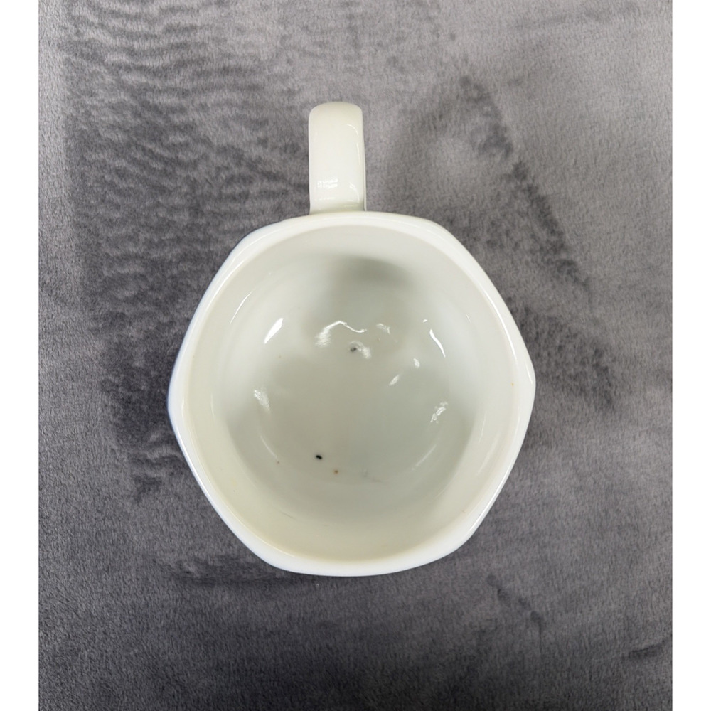 Porcelain Japanese Fan Snack Plate With Cup & Saucer Bamboo Blue & Pink Charity - Picture 10 of 16